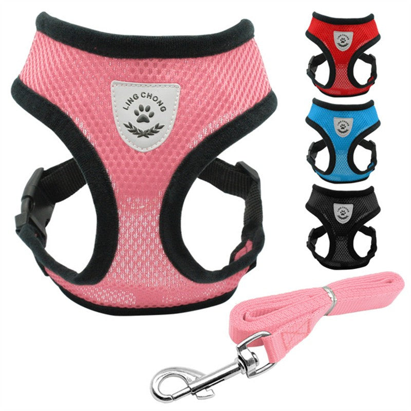 Breathable Mesh Pet Car Seat Belt & Leash (view 7)