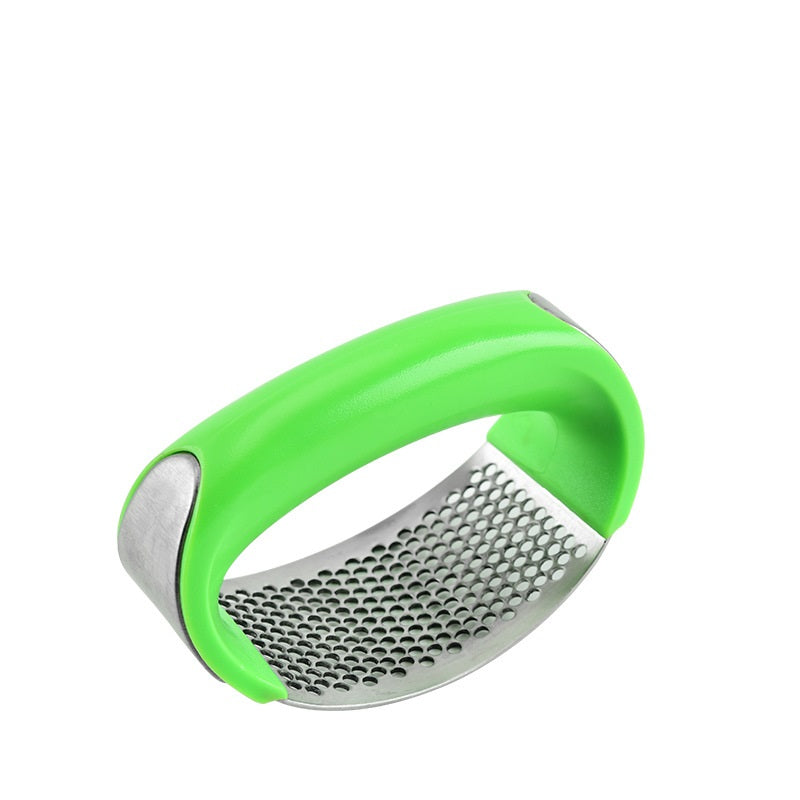 Stainless Steel Garlic Press – Non-Slip Ergonomic Handle (view 12)