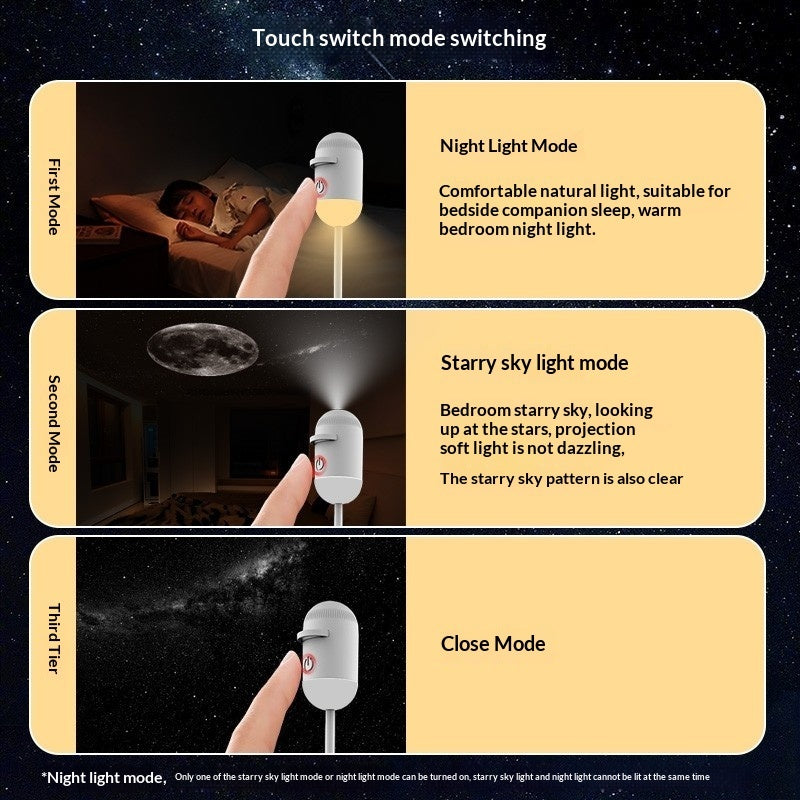 USB Night Light Bedside Lamp – Eye Protection (view 8)