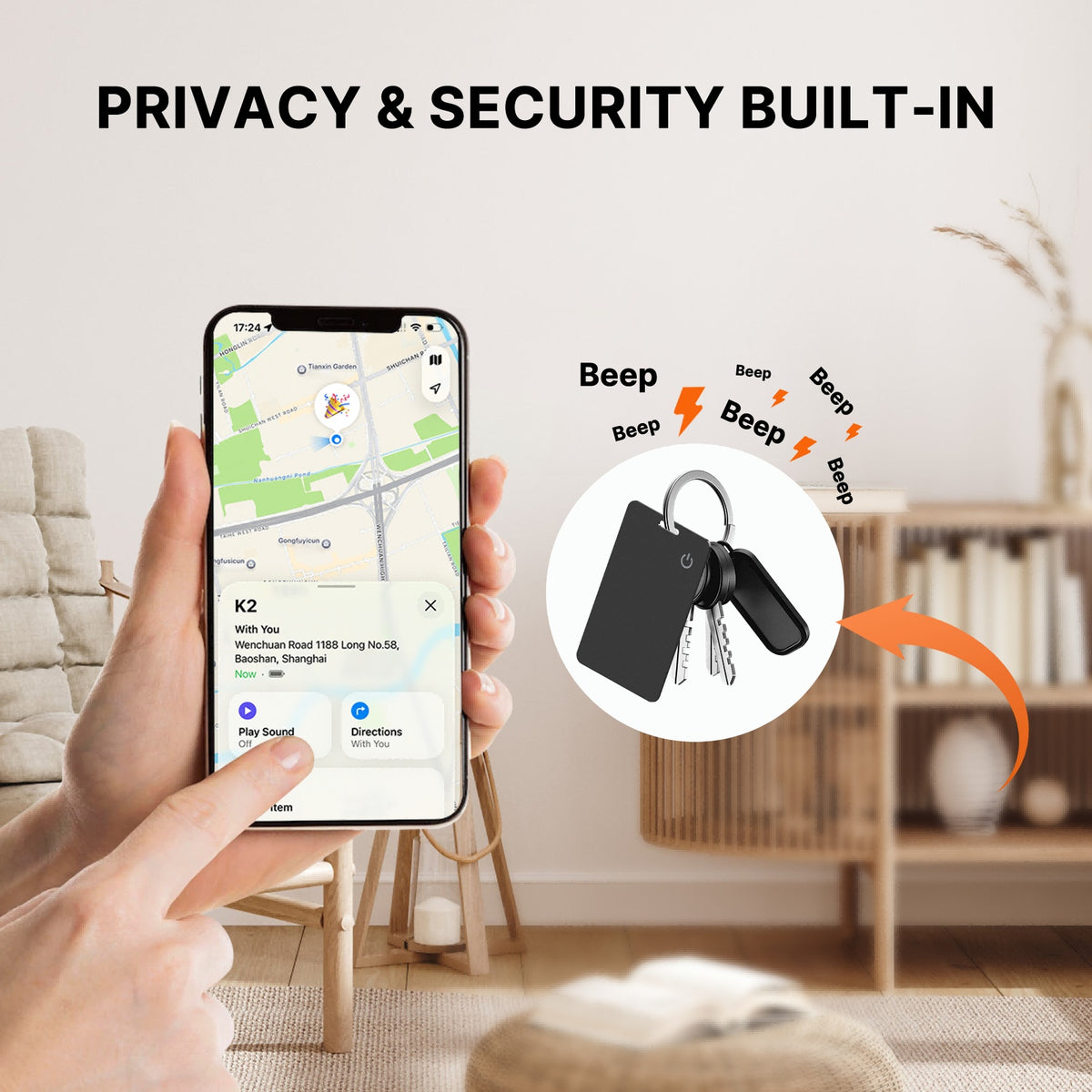 Smart Card Tracker for Apple Find My – IP68 Ultra-Slim (view 6)