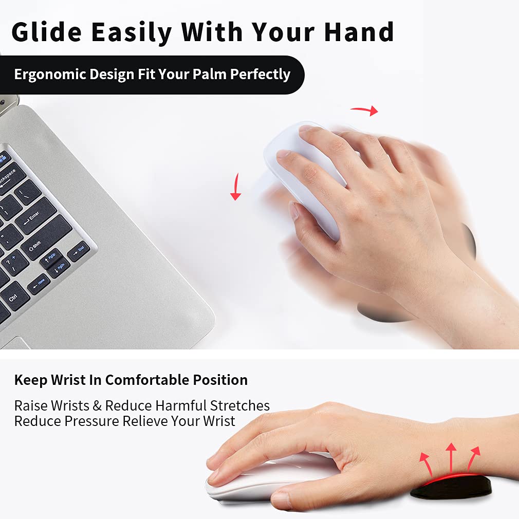Ergonomic Silicone Mouse Wrist Rest – Non-Slip Gel Pad (view 10)