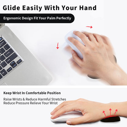 Ergonomic Silicone Mouse Wrist Rest – Non-Slip Gel Pad (view 10)