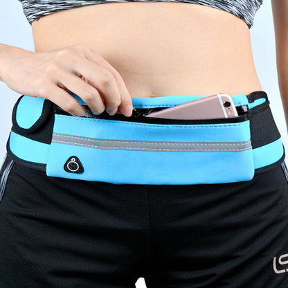 Nylon Sports Waist Bag – Slim Running Fanny Pack 20cm (view 5)