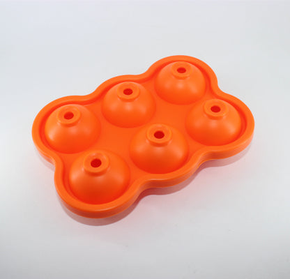 Silicone Ice Ball Mold – 6-Cell Sphere Tray 4.5cm (view 2)