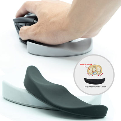 Ergonomic Silicone Mouse Wrist Rest – Non-Slip Gel Pad