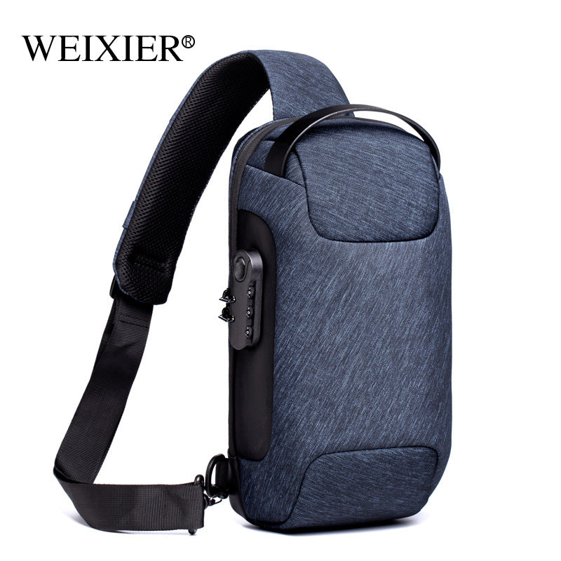 Waterproof USB Anti-Theft Oxford Crossbody Bag (view 14)
