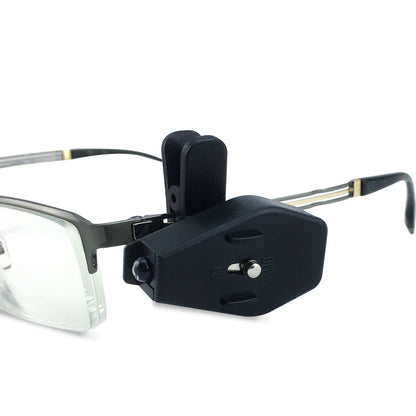 Mini LED Glasses Clip Light – 360° Adjustable (view 2)