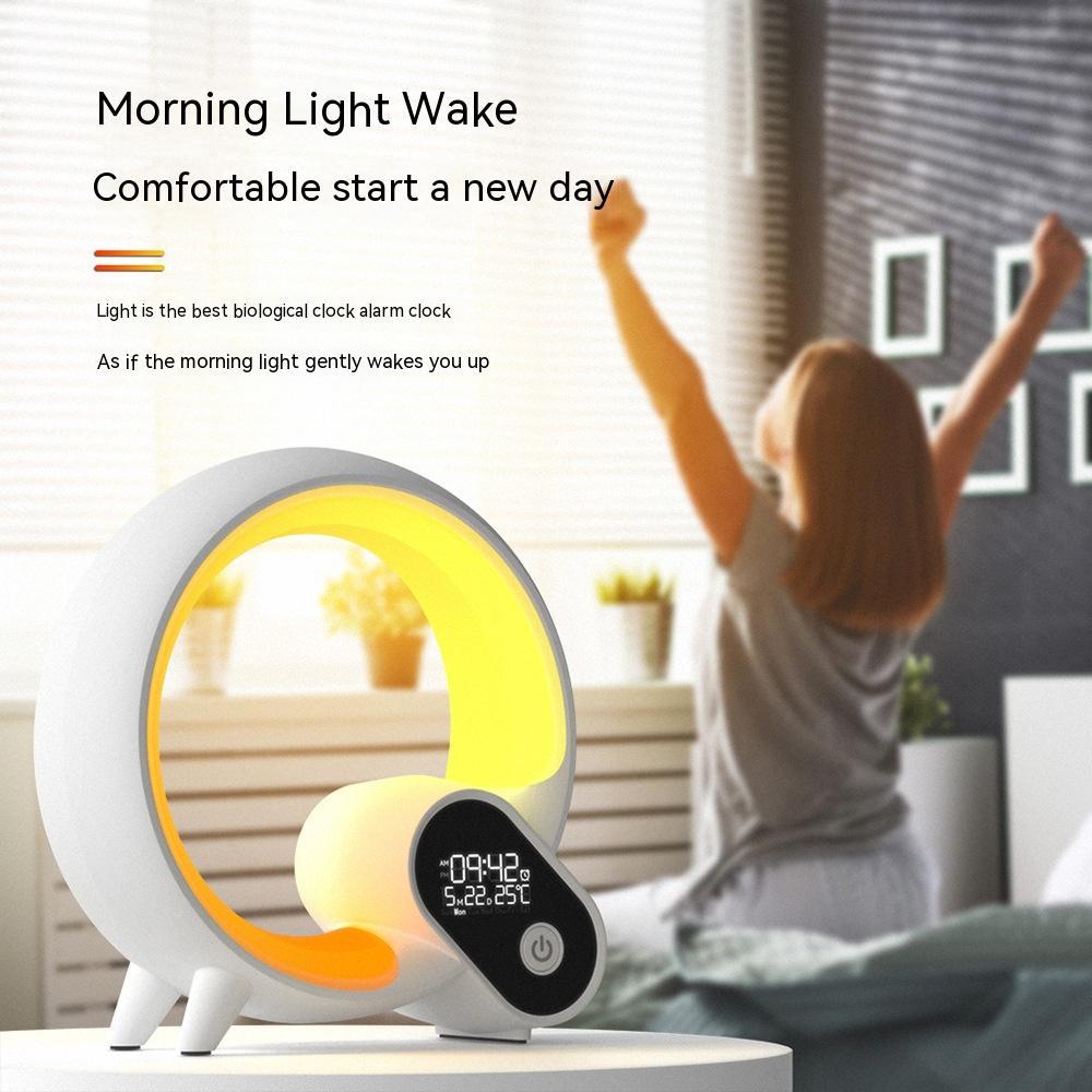 Sunrise Alarm Clock with Bluetooth Speaker & Ambient Light (view 4)