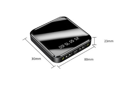 Portable Mirror Power Bank – 10000mAh Multi-USB (view 12)