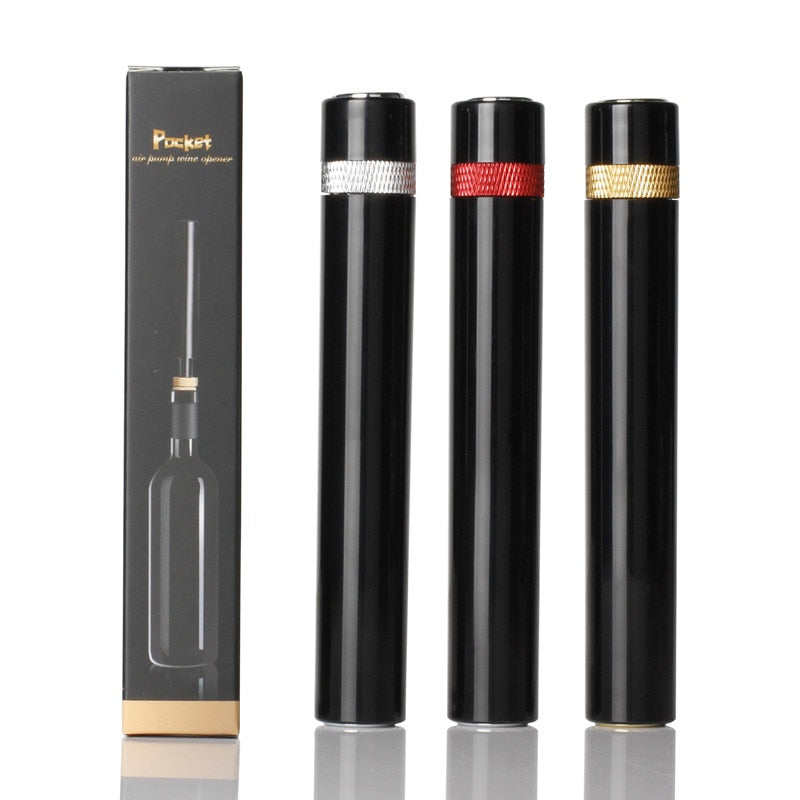 Air Pump Wine Bottle Opener – Stainless Steel Cork Remover (view 6)