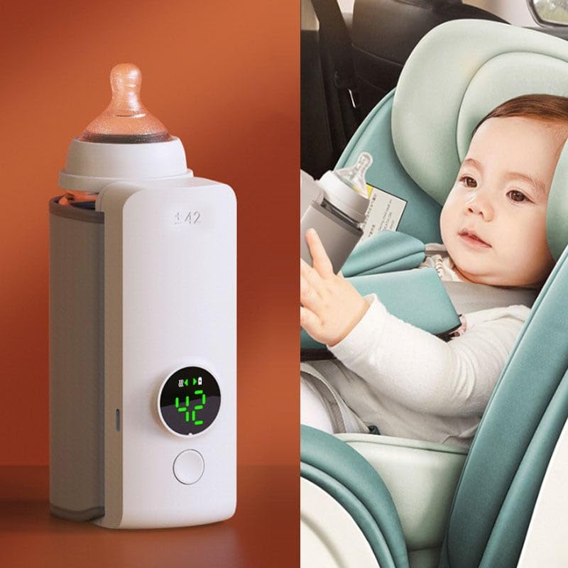 Portable Baby Bottle Warmer – USB Wireless 42°C (view 9)