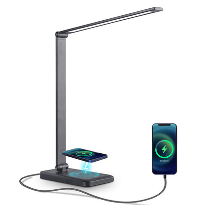 Wireless Charging Desk Lamp – 460LM 5-Colour Temp Dimmer (view 3)