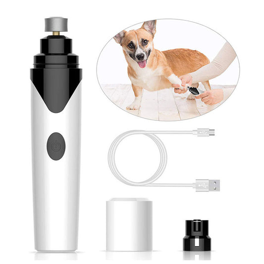 USB Electric Pet Nail Grinder – Quiet & Painless