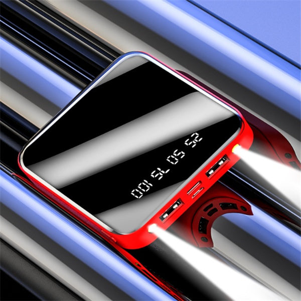 Portable Mirror Power Bank – 10000mAh Multi-USB (view 3)