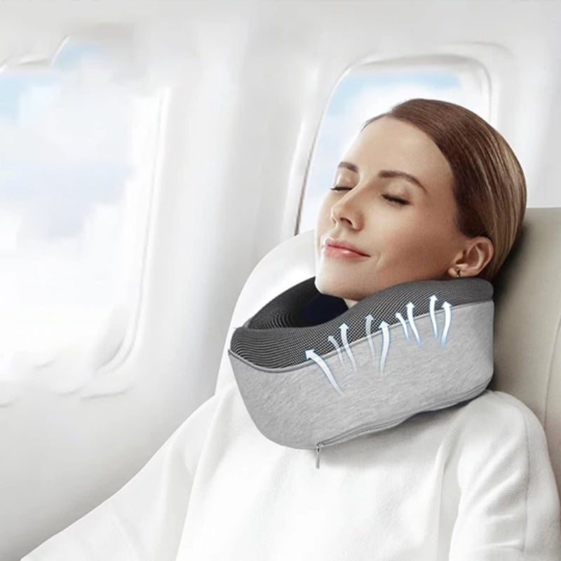 Memory Foam U-Shape Travel Neck Pillow – Compact (view 9)