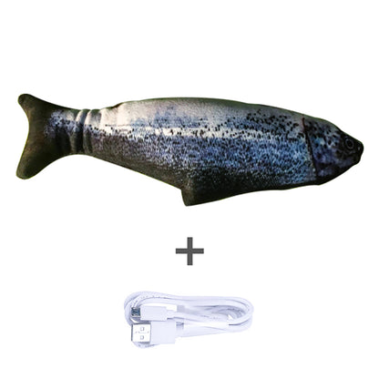 Electric Jumping Fish Cat Toy – USB Rechargeable 30cm (view 12)