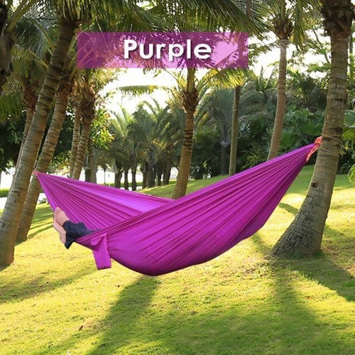Portable 210T Nylon Parachute Camping Hammock 270x140cm (view 32)