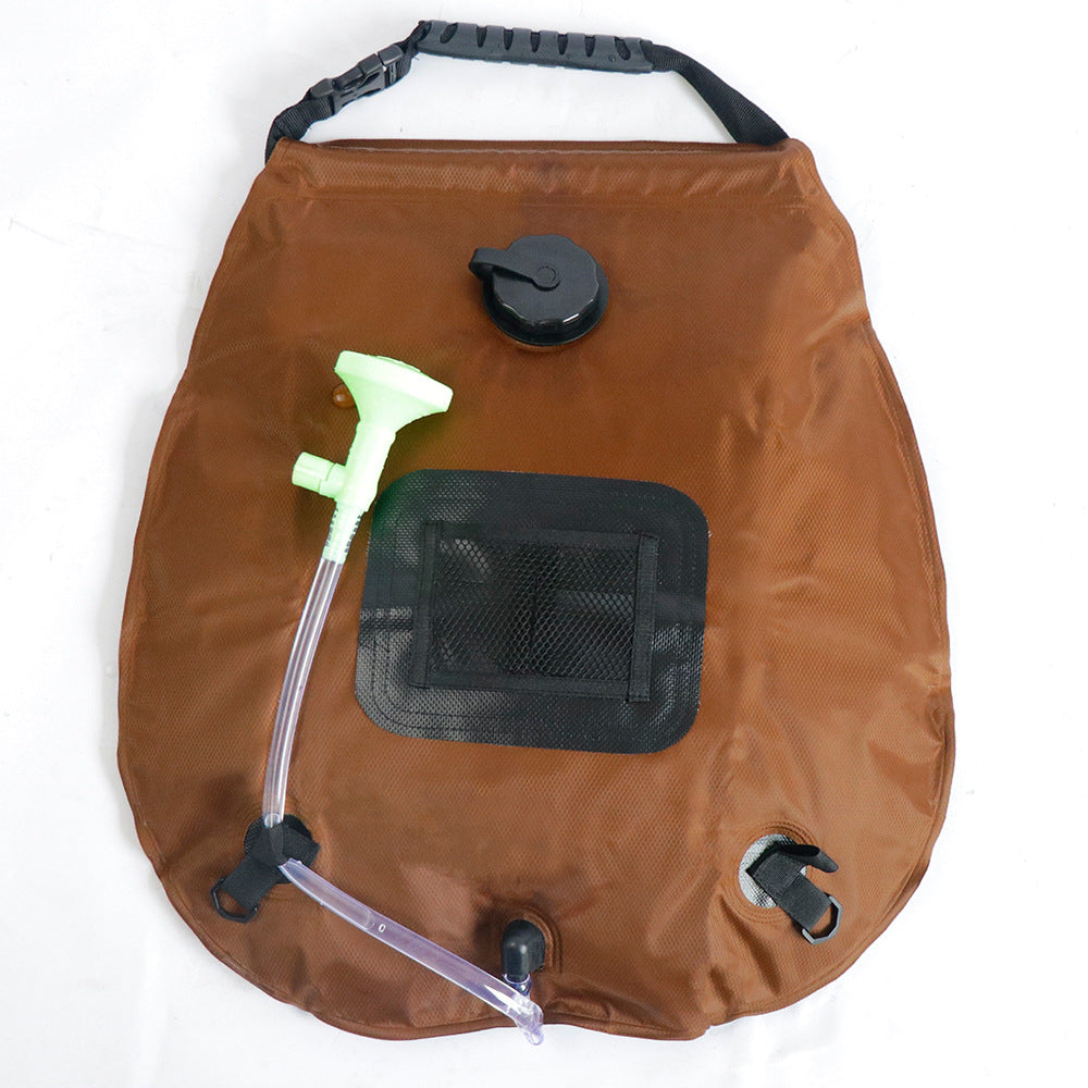 Solar Camping Shower Bag – 20L PVC with Thermometer (view 6)