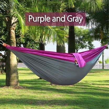 Portable 210T Nylon Parachute Camping Hammock 270x140cm (view 27)