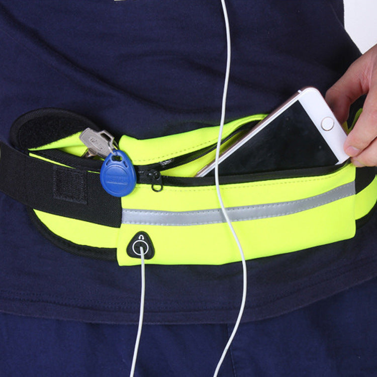 Nylon Sports Waist Bag – Slim Running Fanny Pack 20cm (view 6)