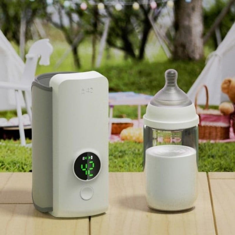Portable Baby Bottle Warmer – USB Wireless 42°C (view 2)