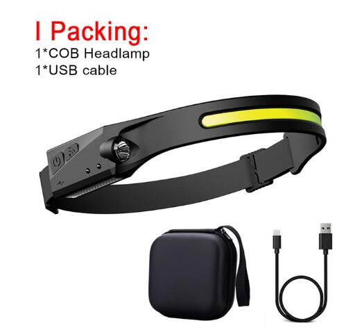 USB Rechargeable COB LED Headlamp – Wave Sensor 350lm (view 11)