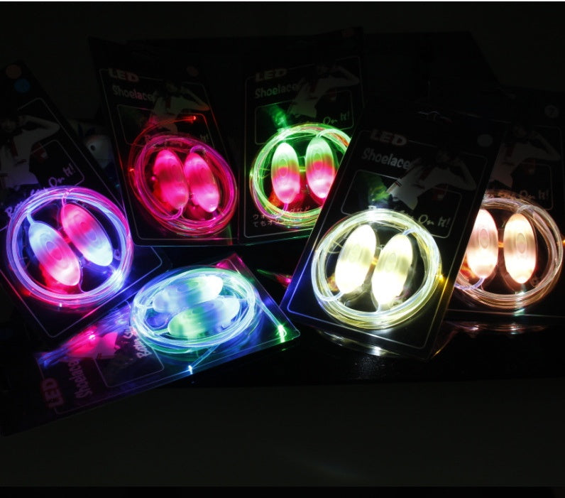 LED Glow Sport Shoelaces – Fibre-Optic Light-Up Laces (view 2)