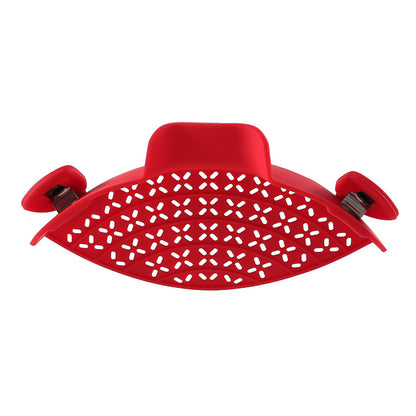 Silicone Pot Side Drain Stopper – Spill-Proof Strainer (view 16)