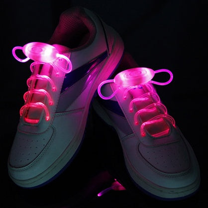 LED Glow Sport Shoelaces – Fibre-Optic Light-Up Laces (view 5)