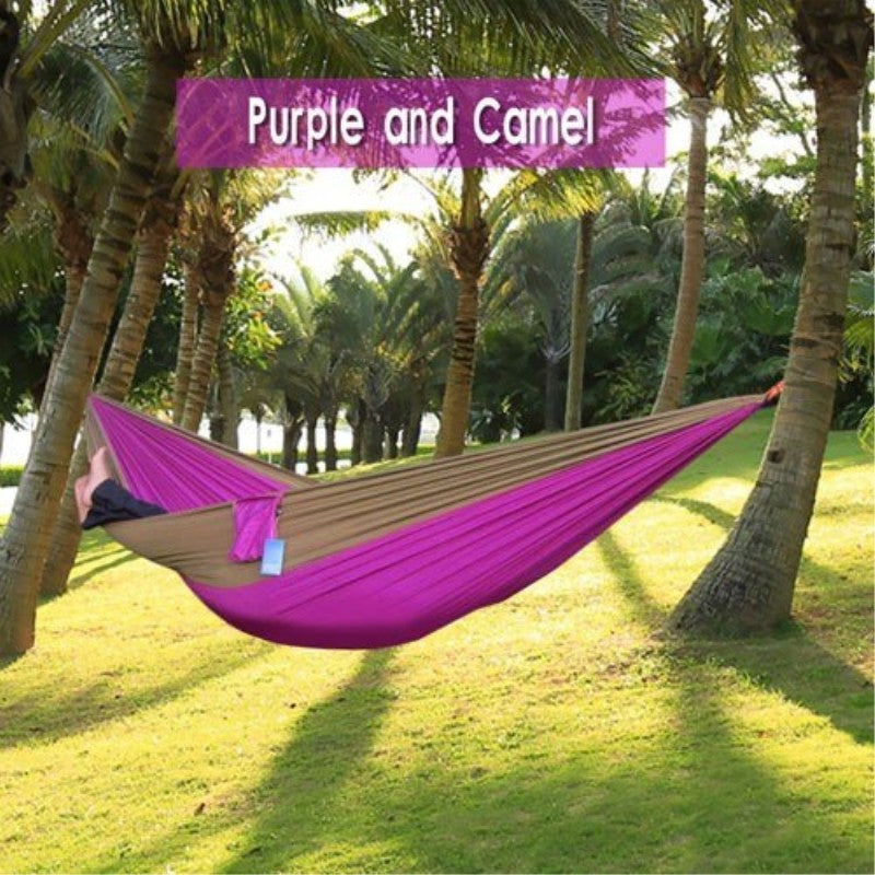 Portable 210T Nylon Parachute Camping Hammock 270x140cm (view 20)