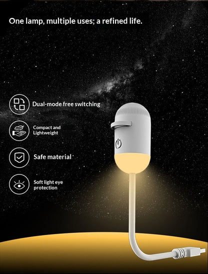 USB Night Light Bedside Lamp – Eye Protection (view 7)