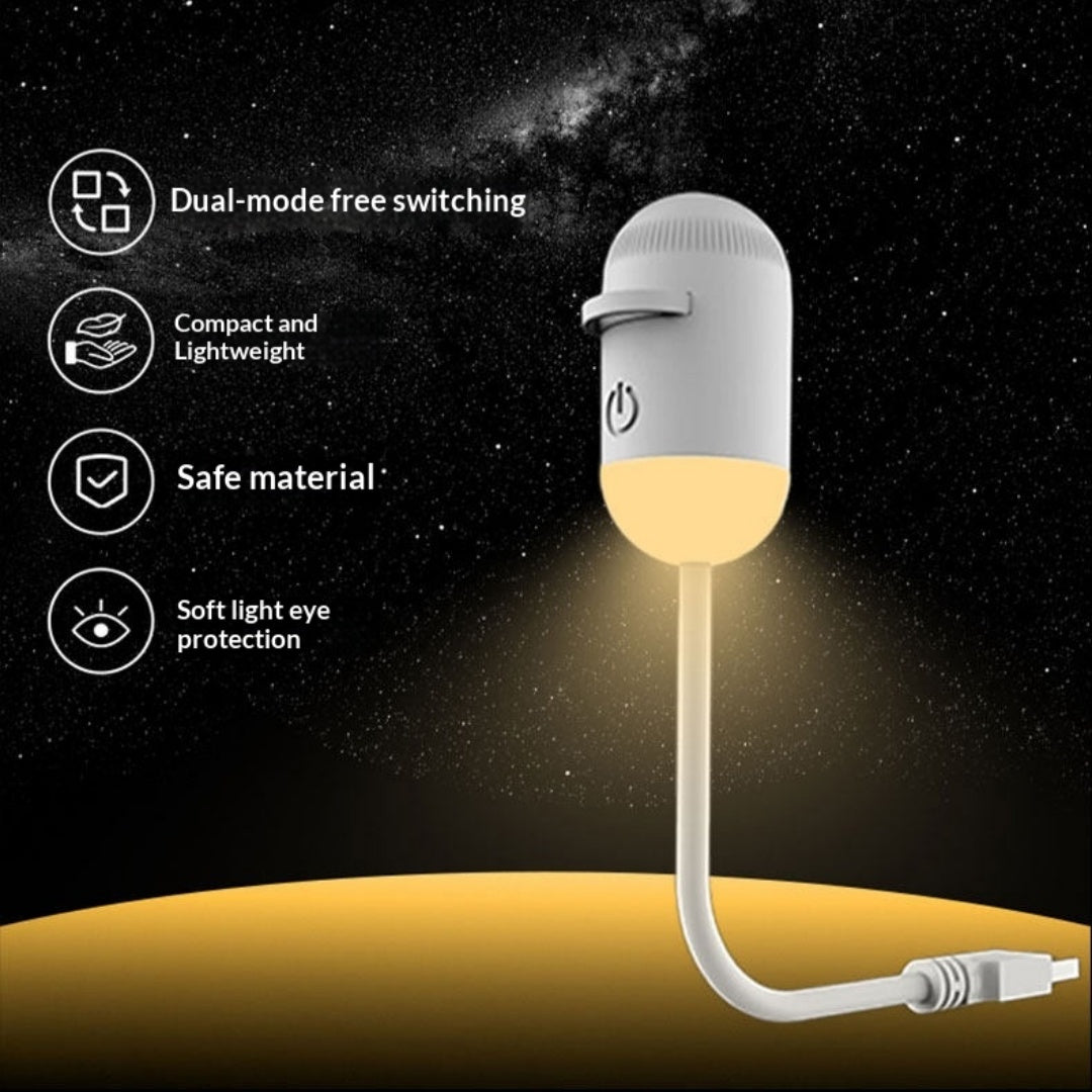 USB Night Light Bedside Lamp – Eye Protection