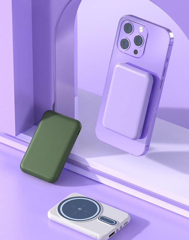 Magnetic Wireless Power Bank 5000mAh – Slim Portable Charger (view 4)