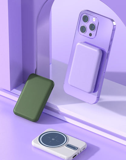 Magnetic Wireless Power Bank 5000mAh – Slim Portable Charger (view 4)