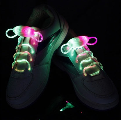 LED Glow Sport Shoelaces – Fibre-Optic Light-Up Laces (view 3)