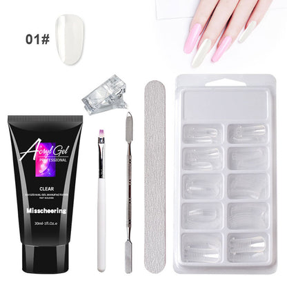 Gel Nail Extension Kit – UV/LED Lamp & Crystal Gel (view 6)
