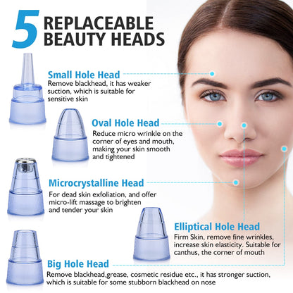 Electric Blackhead Remover & Pore Vacuum Cleansing Device (view 7)