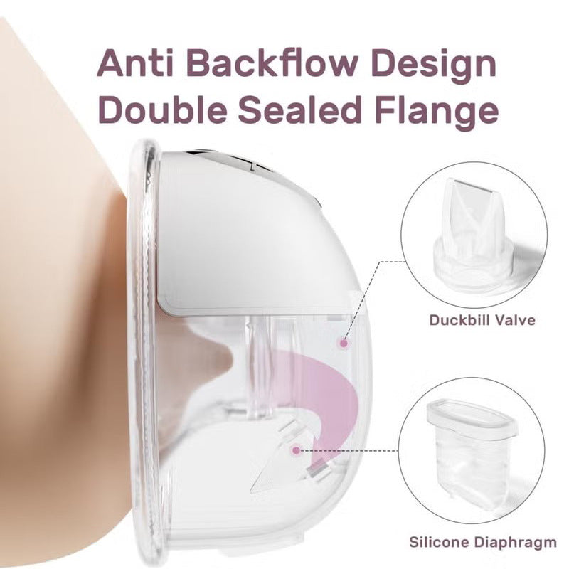 Electric Breast Pump – Hands-Free, Silent Silicone (view 6)