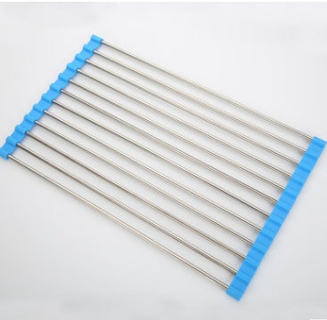 Folding Stainless Steel Kitchen Sink Drain Rack (view 3)