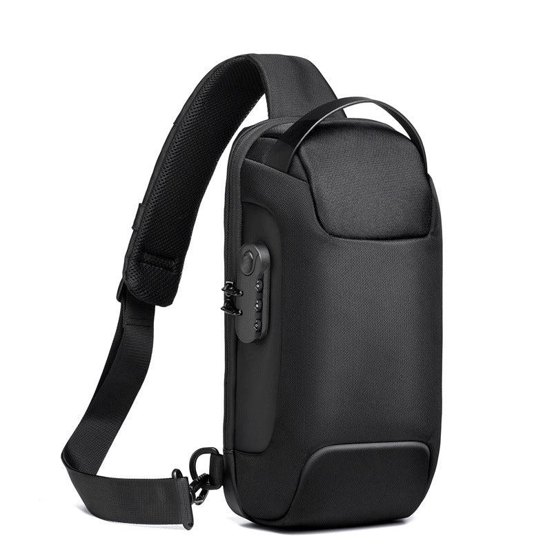 Waterproof USB Anti-Theft Oxford Crossbody Bag (view 4)