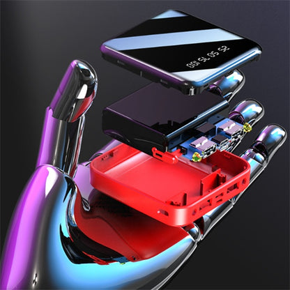 Portable Mirror Power Bank – 10000mAh Multi-USB (view 2)