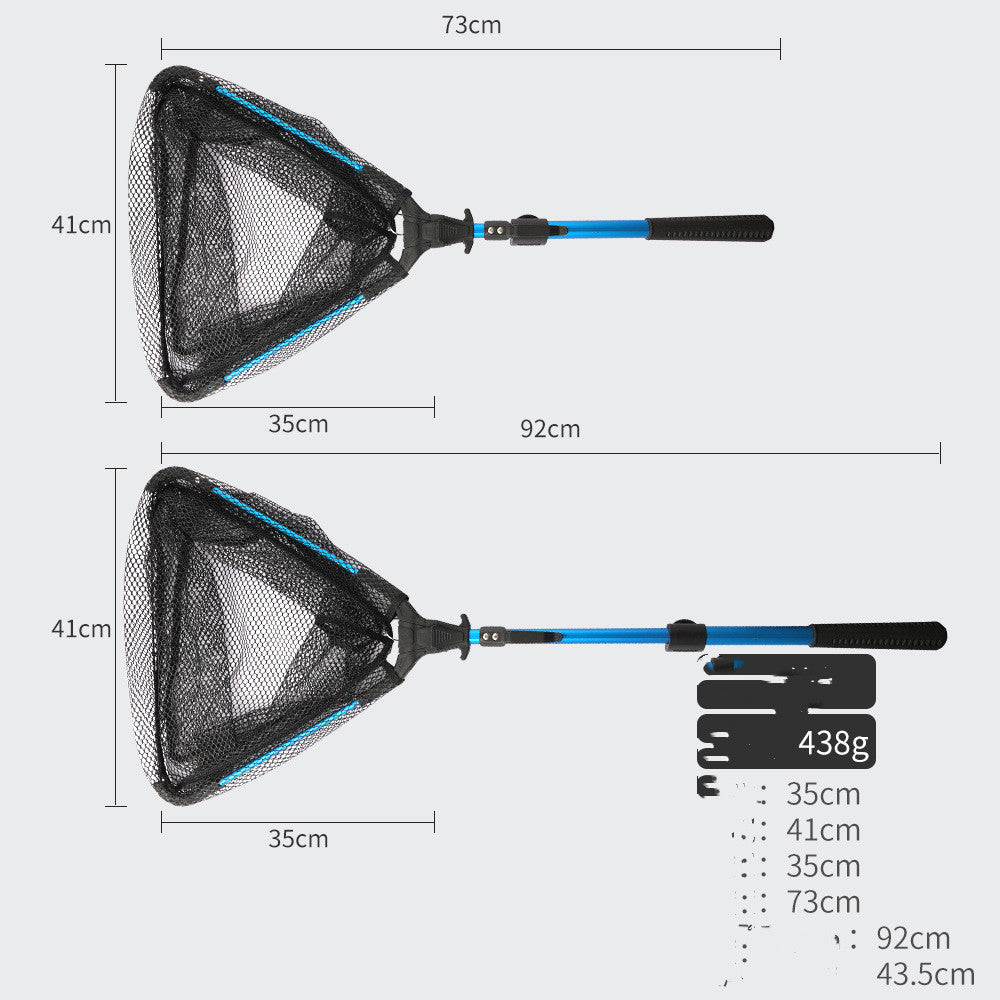 Aluminium Alloy Retractable Folding Fishing Net (view 3)