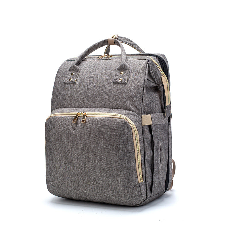 Foldable Mummy Backpack with Portable Baby Bed (view 7)