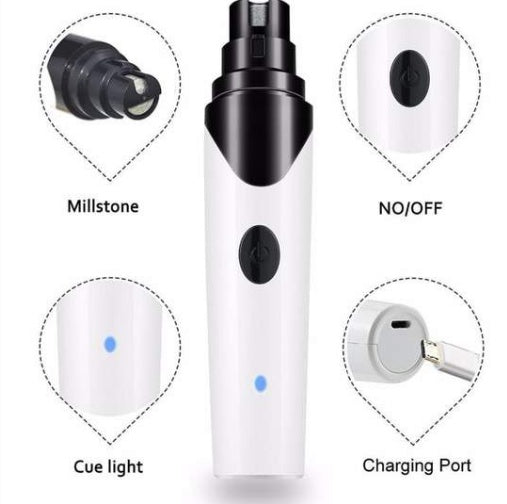 USB Electric Pet Nail Grinder – Quiet & Painless (view 3)