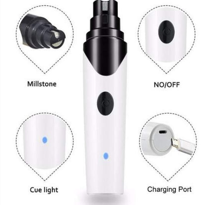 USB Electric Pet Nail Grinder – Quiet & Painless (view 3)