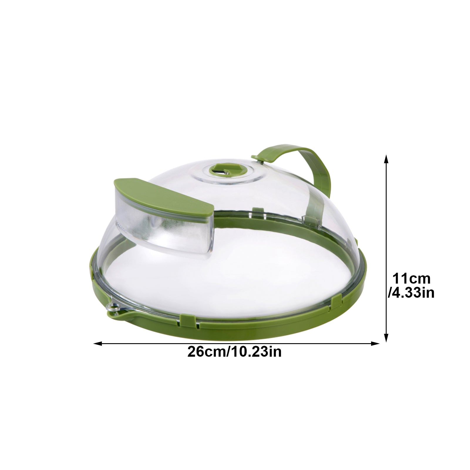 Microwave Splashproof Food Cover – High-Temp PC Lid 26cm (view 6)