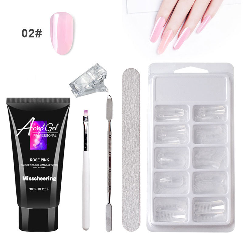 Gel Nail Extension Kit – UV/LED Lamp & Crystal Gel (view 2)