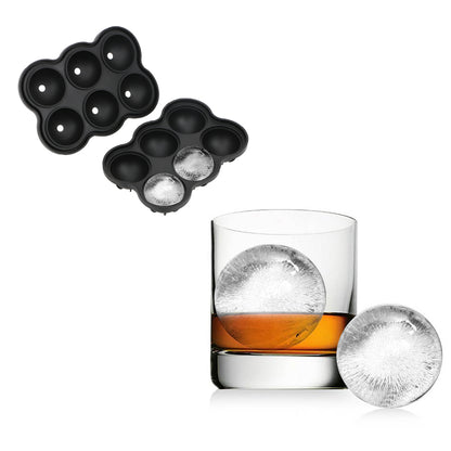 Silicone Ice Ball Mold – 6-Cell Sphere Tray 4.5cm (view 6)