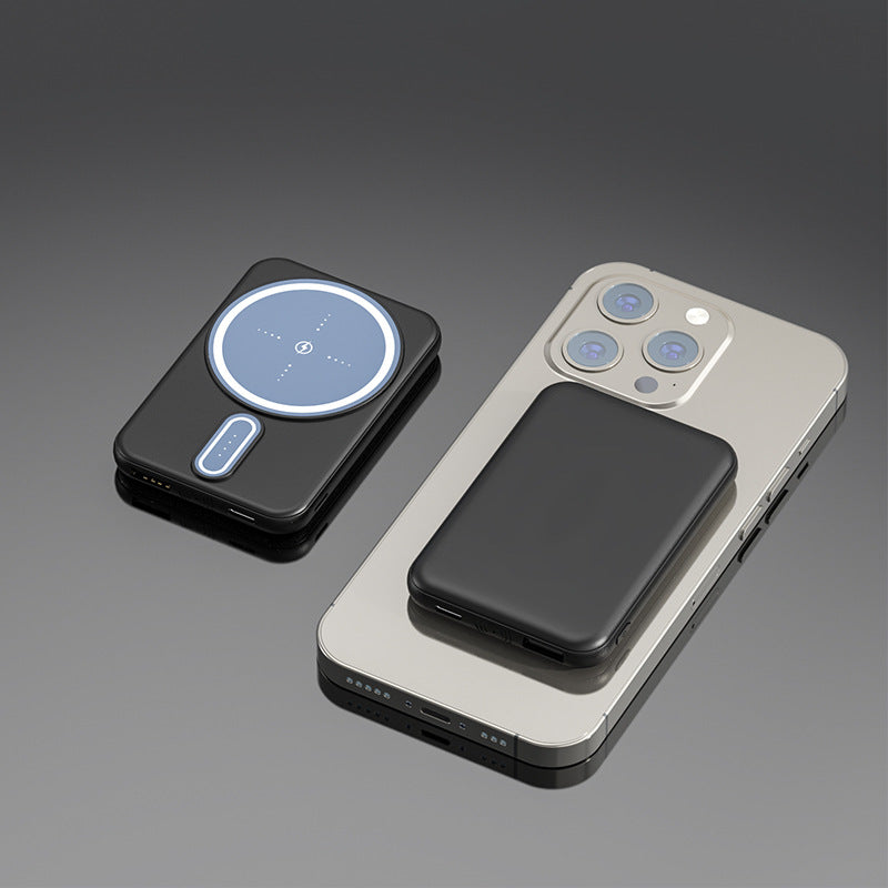 Magnetic Wireless Power Bank 5000mAh – Slim Portable Charger (view 5)