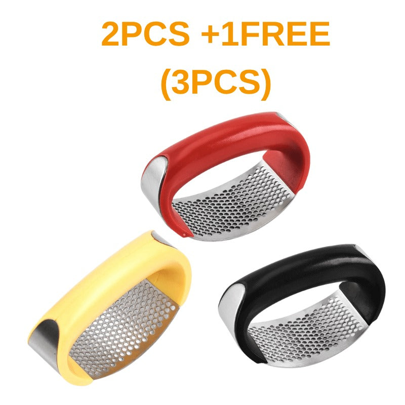 Stainless Steel Garlic Press – Non-Slip Ergonomic Handle (view 13)